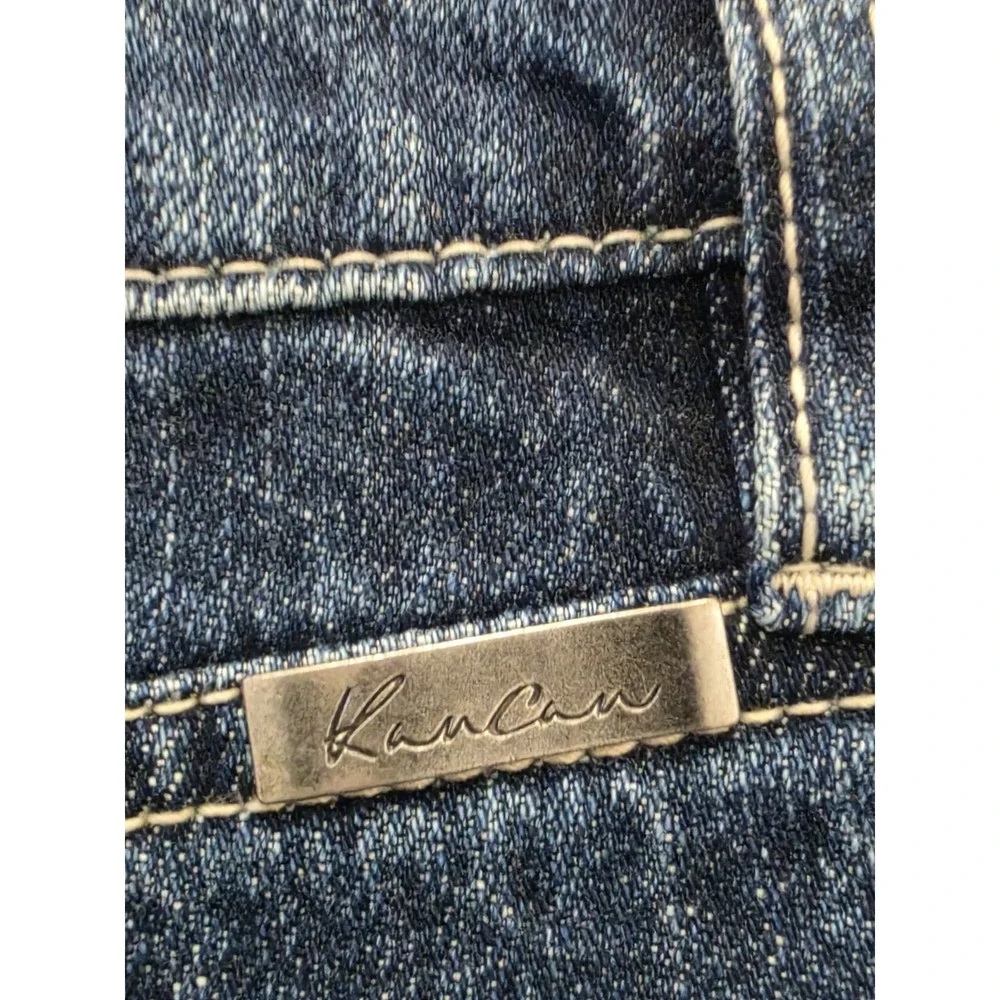 Kancan‎ Dark Wash Jeans Hi Distressing Size 13 / 30  Thrashed